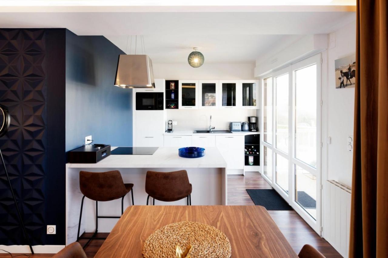 Le Luxe & Votre Vue Mer A Ouistreham Riva Bella Luaran gambar