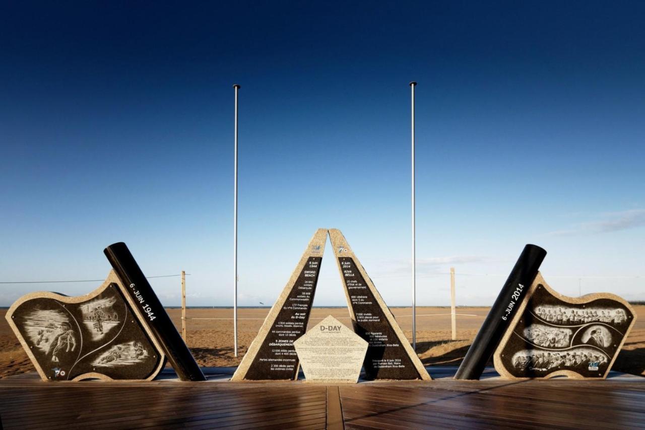 Le Luxe & Votre Vue Mer A Ouistreham Riva Bella Luaran gambar